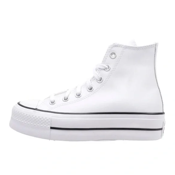Converse Women's Chuck Taylor All Star Lift Platform Leather High Top Sneaker - Picture 2 of 11